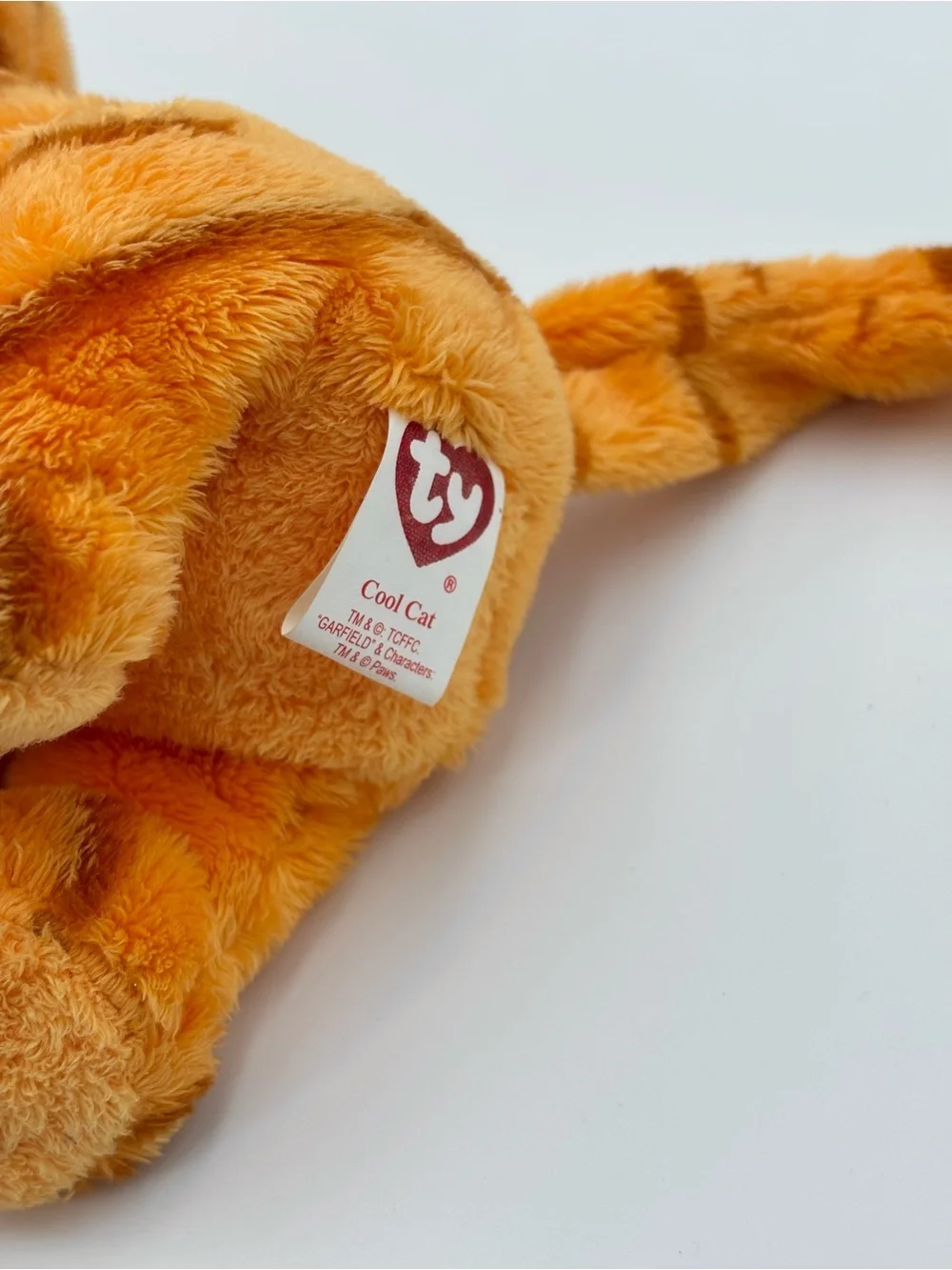 Ty Beanie Baby Garfield the Movie  Plush 2004 Cool Cat